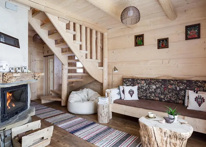 Domek alpejski Przy Dolinie Z Sauną *